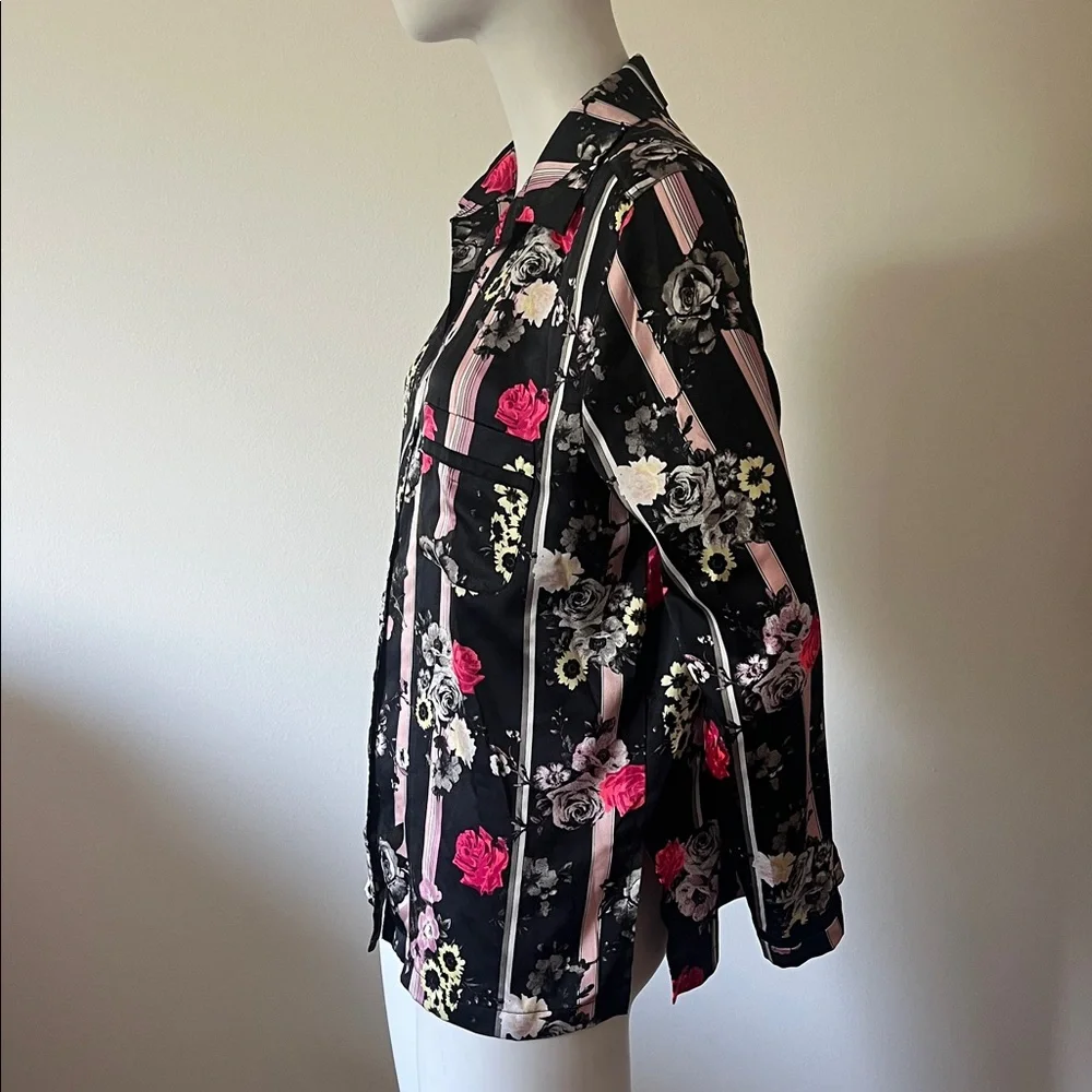 Victoria Secret Floral Patterned  Button Pj Shirt - Picture 2 of 7